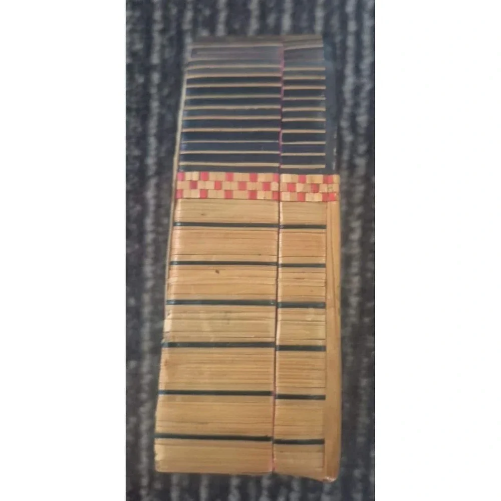 Vintage‎ Wicker Owl Gift Box Lined In Red 5